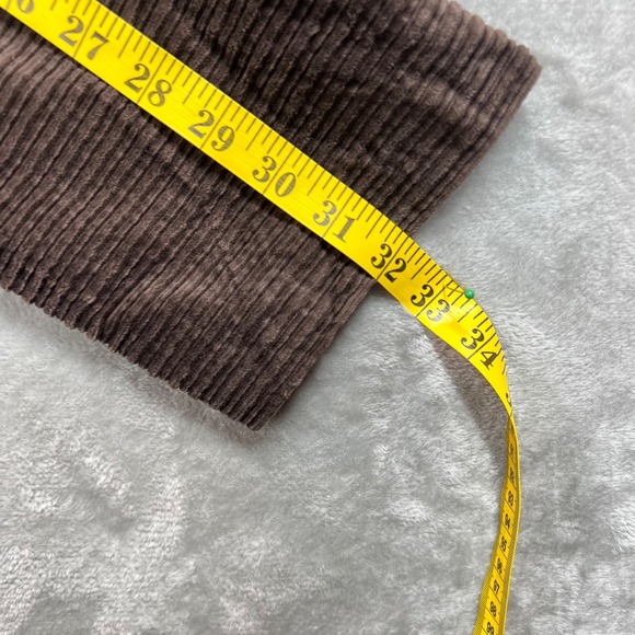 Eileen Fisher Brown Corduroy Hooded Snap Front Jacket Coat Women's‎ Size Medium - Picture 9 of 11